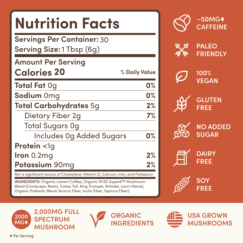 Mushroom Coffee 30 Servings E5
