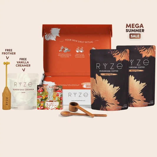 Mushroom Coffee Dark Roast Starter Kit (60 servings) B4