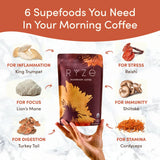 Mushroom Coffee - Organic Instant Coffee with Cordyceps & Reishi, 30 Servings Q1
