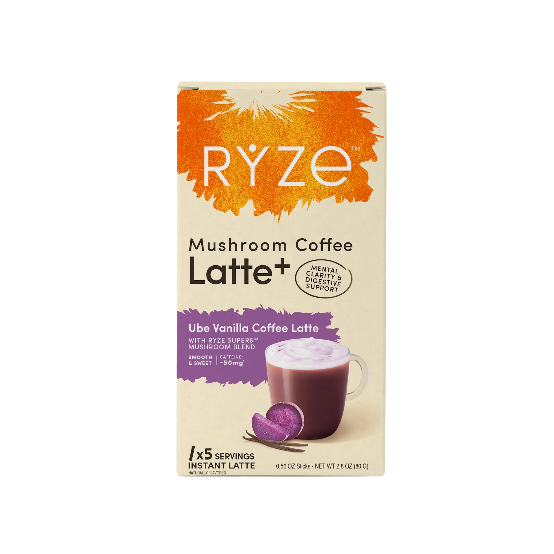 Ube Vanilla Coffee Latte Carton N1